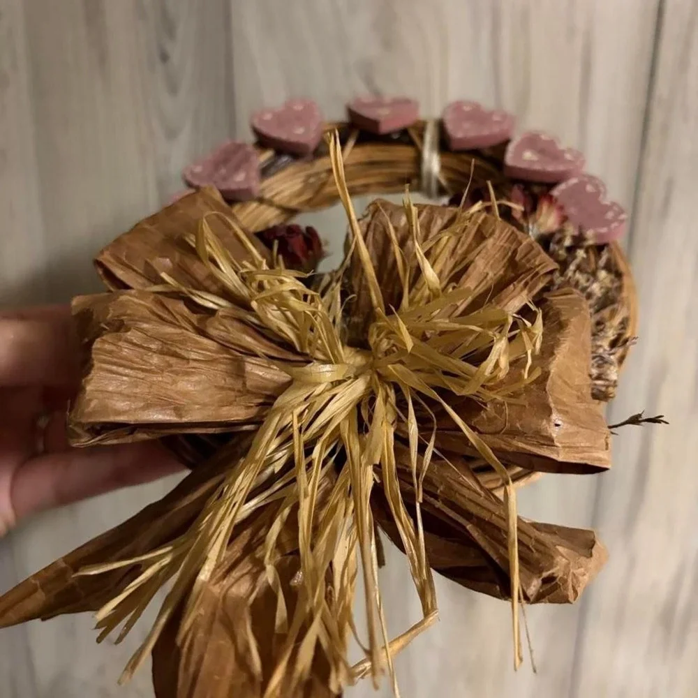 Heart & Flower Wreath